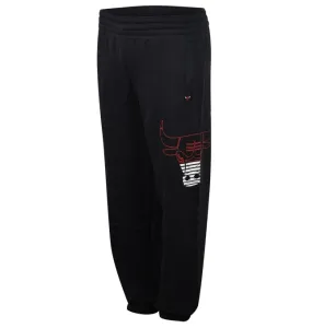 Adidas NBA Pantalón Niño Fan Winter Chicago Bulls (negro)