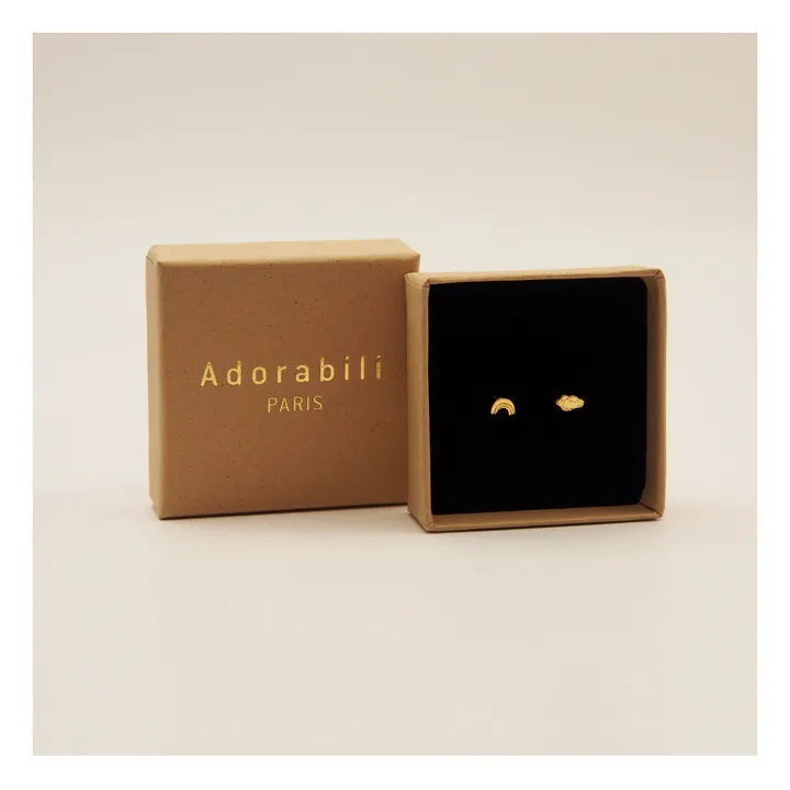 Adorabili Pendientes Nube | Dorado