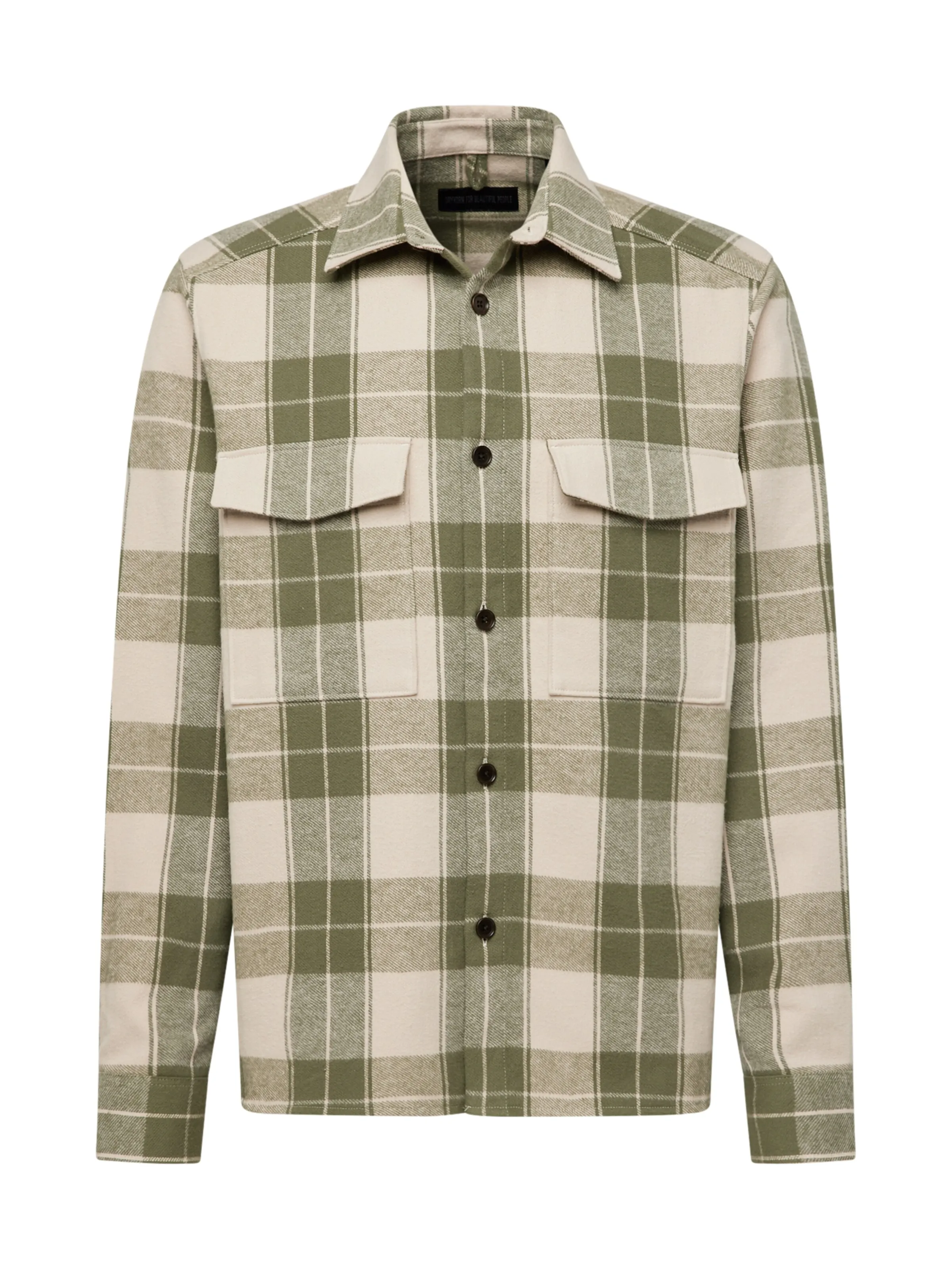 Ajuste confortable Camisa 'Gunray' DRYKORN en Oliva