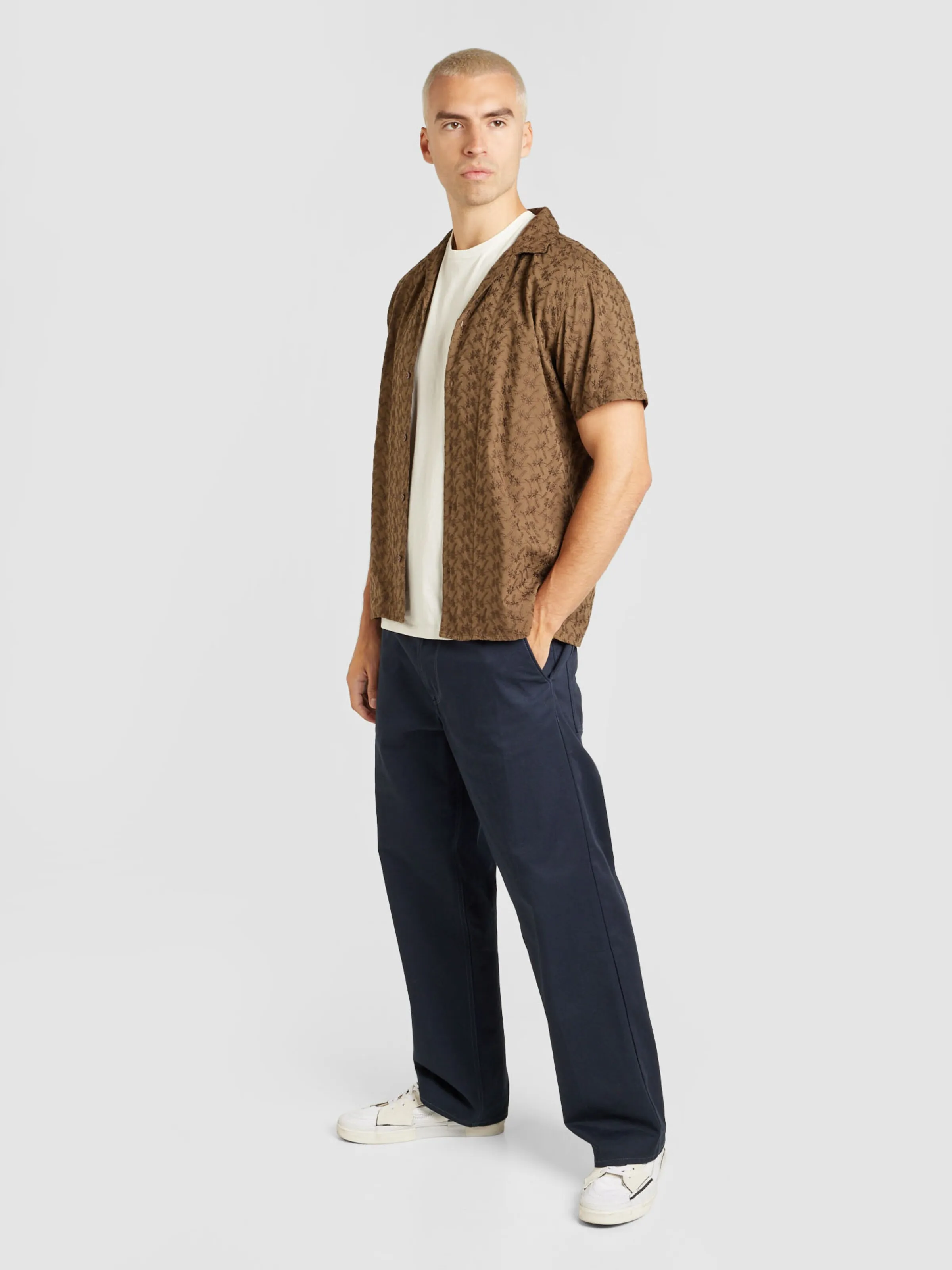 Ajuste regular Camisa 'JPRBLUEDAN' JACK & JONES en Marrón, Marrón Oscuro