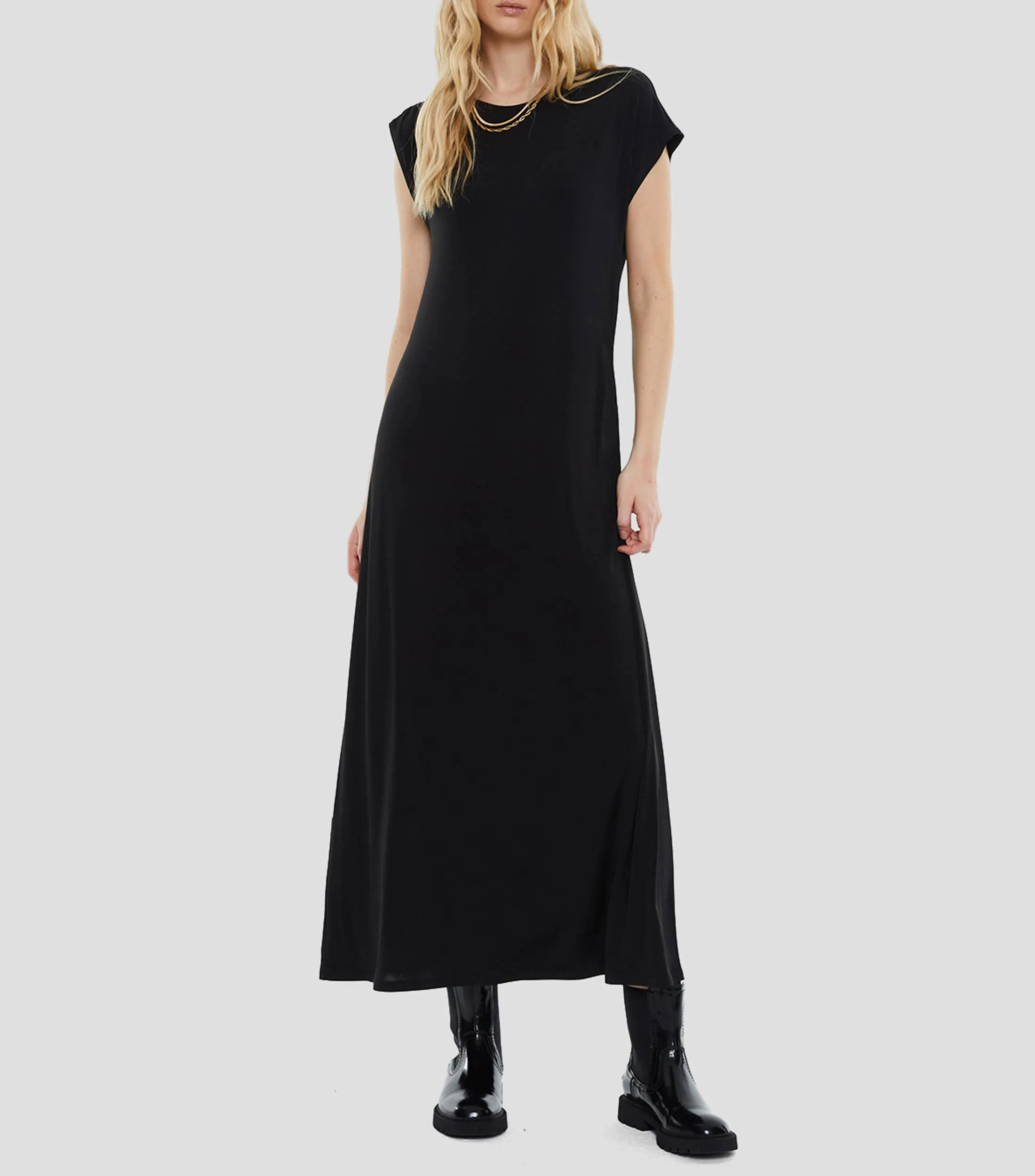 Andam Vestido Maxi Liso Mujer