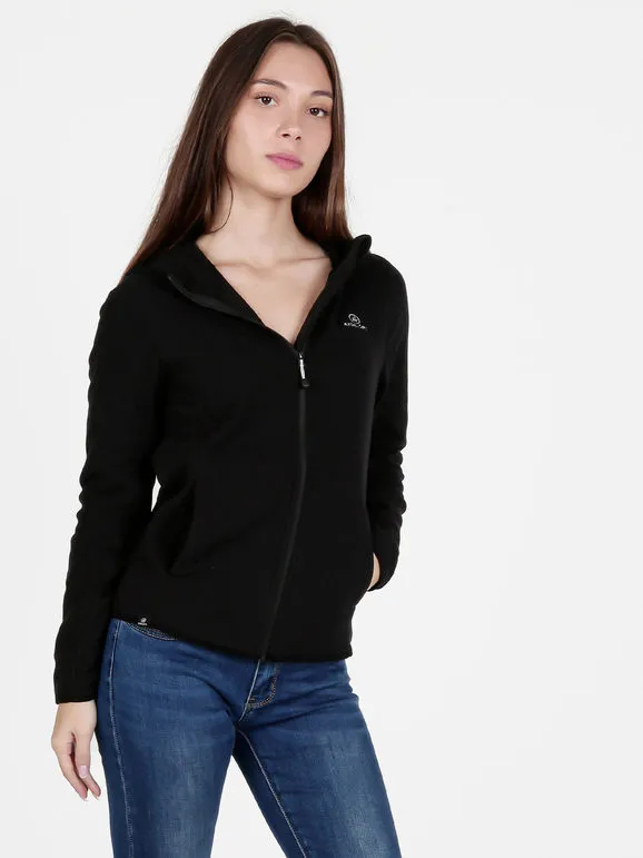 Athl Dpt Sudadera polar de mujer con capucha y cremallera.