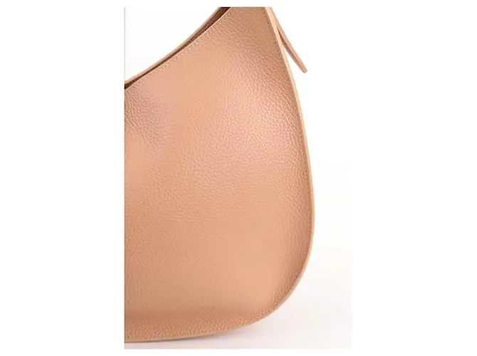 Autre Marque Bolso de cuero Beige 