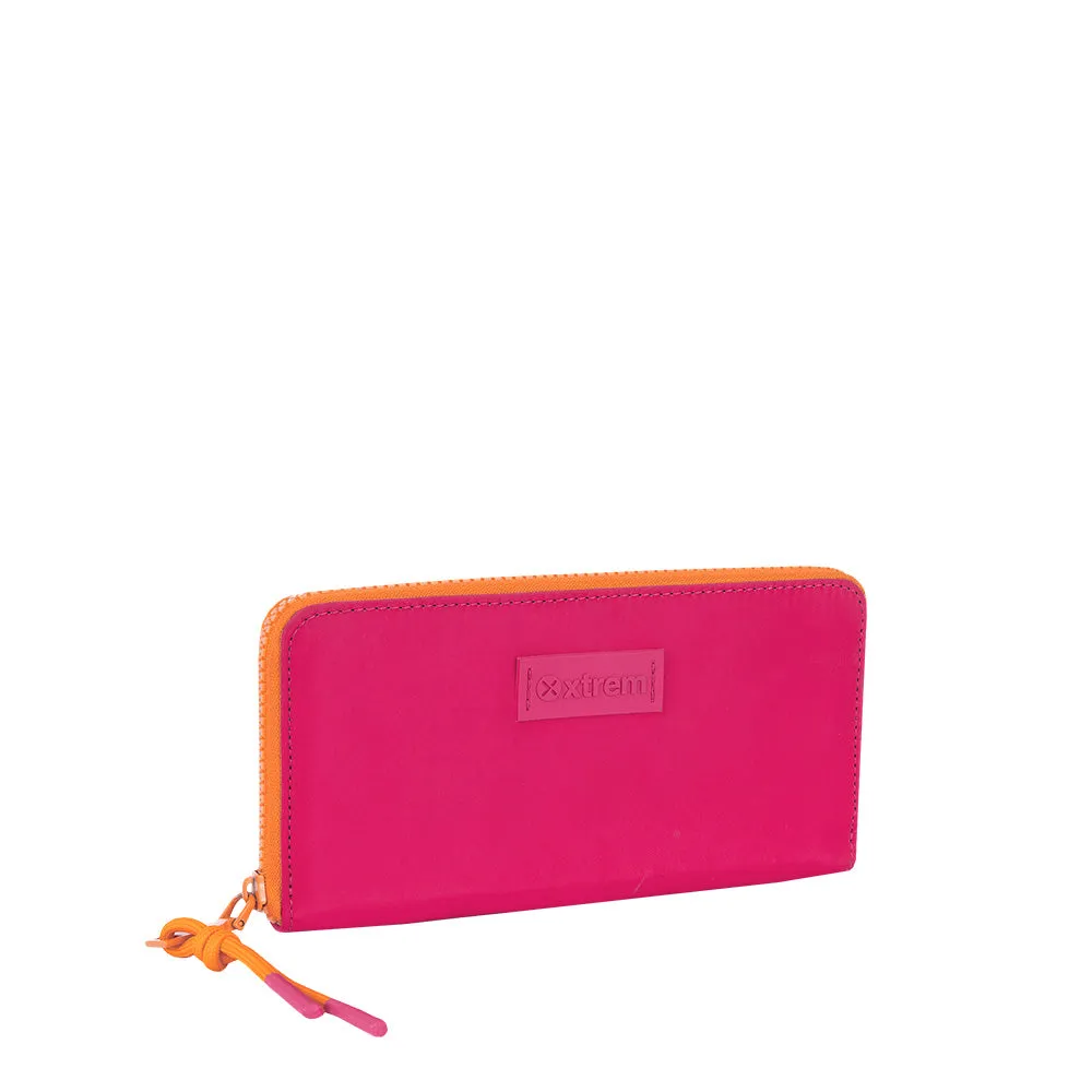 Billetera Jade 4XT Fuchsia/Apricot L