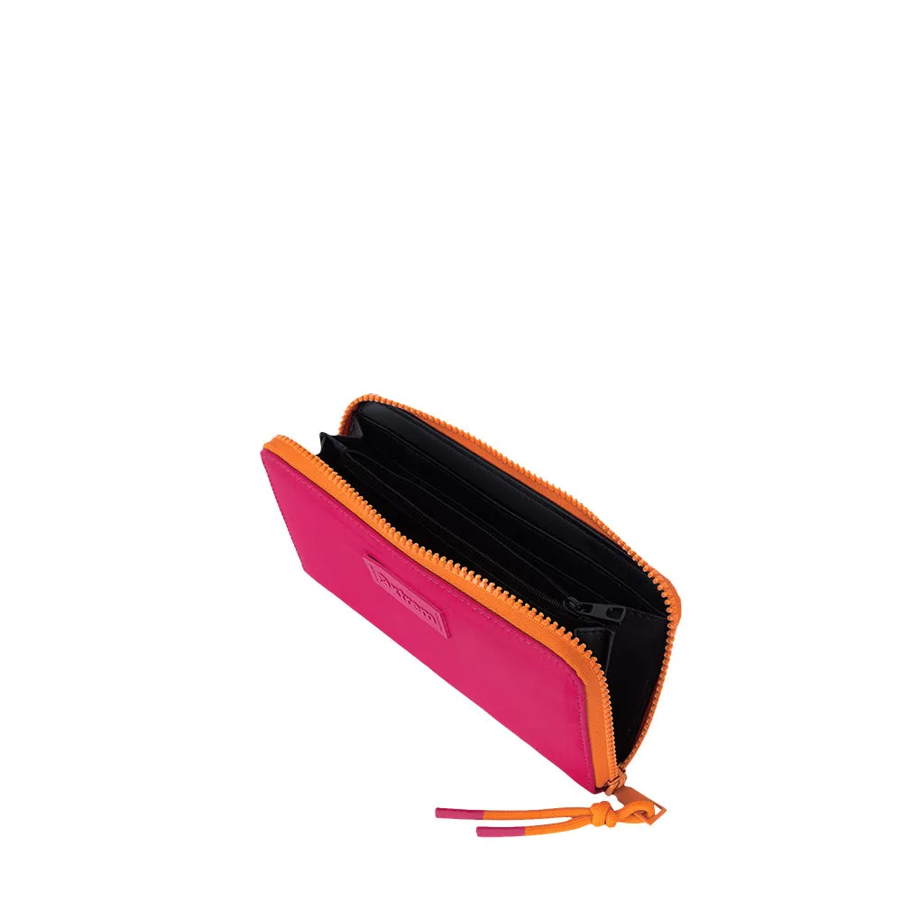 Billetera Jade 4XT Fuchsia/Apricot L