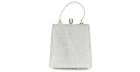 Bolso de cuero blanco Fendi 