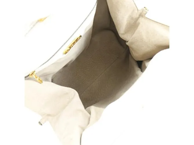 Bolso de cuero blanco Fendi 