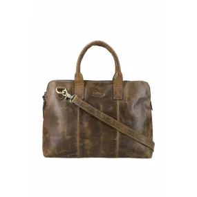 Bolso de cuero Cognac