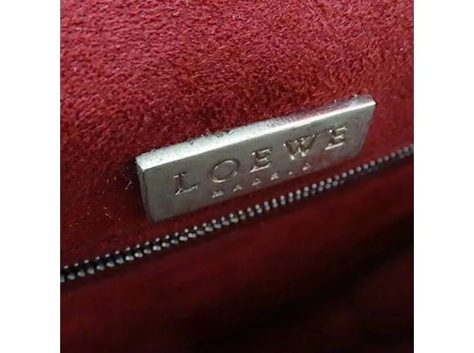 Bolso de cuero negro Loewe 