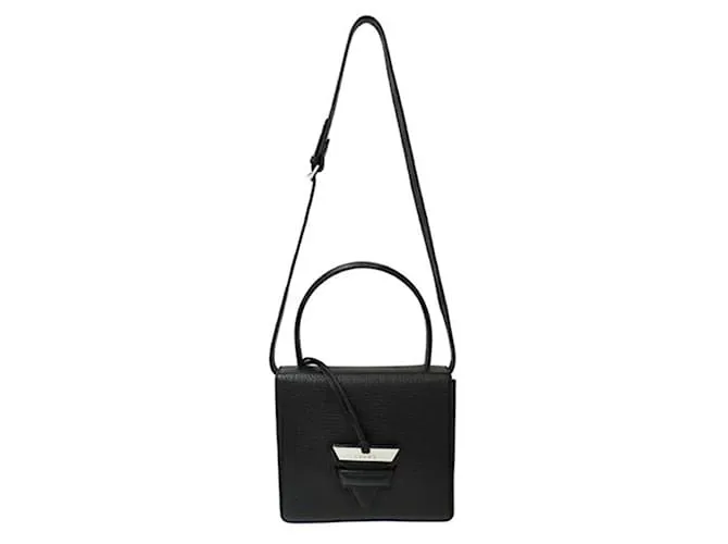 Bolso de cuero negro Loewe 