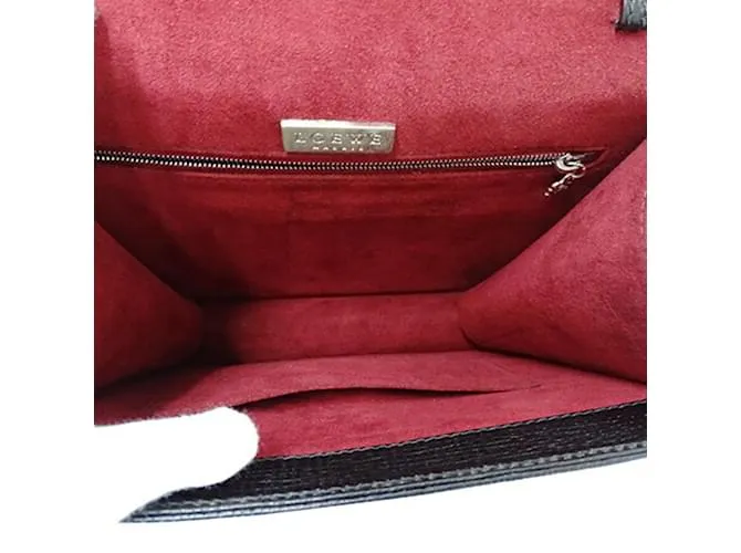 Bolso de cuero negro Loewe 