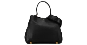 Bolso de cuero negro MCM 