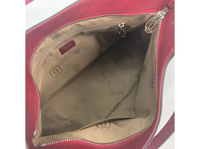 Bolso de cuero rojo Cartier Roja 