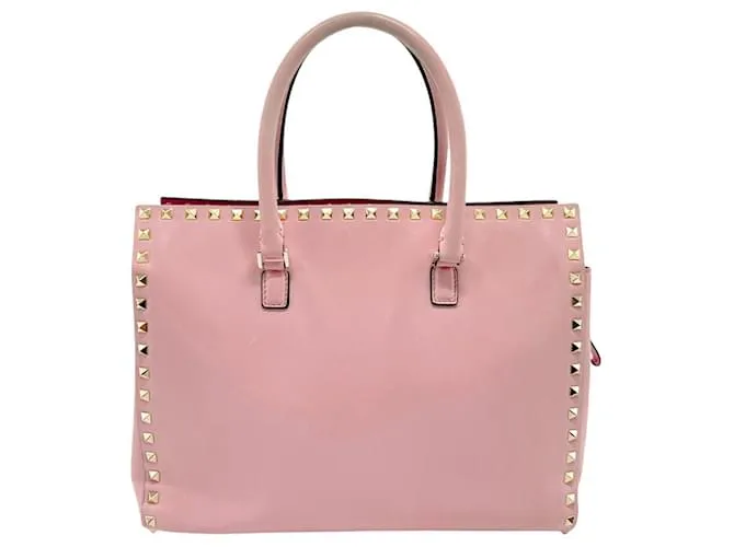 Bolso de cuero rosa Valentino Garavani 