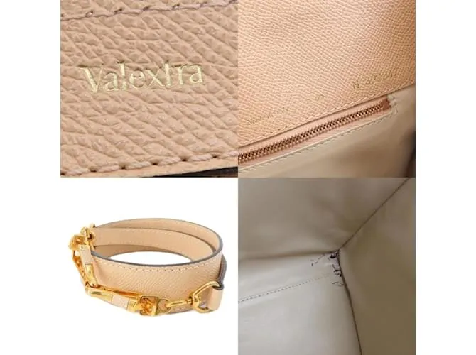 Bolso de cuero rosa Valextra 