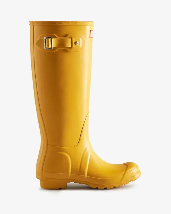 Botas Altas Hunter Original Tall Wellington Mujer Amarillo | 576-ABUMJX Fuerte – Botas Altas