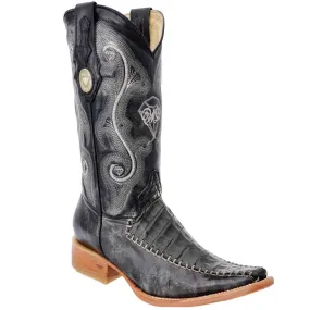 Botas de Cocodrilo Caiman Original Horma Cuadrada WD-144