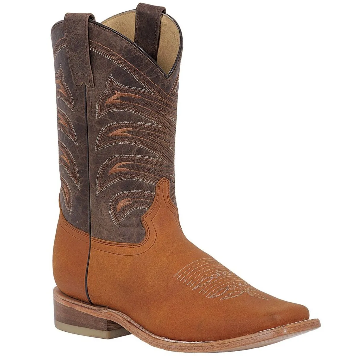 Botas de Cuero Original Horma Rodeo Color Miel GEN-42991