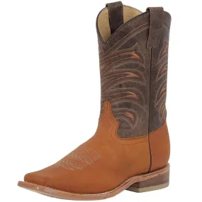 Botas de Cuero Original Horma Rodeo Color Miel GEN-42991