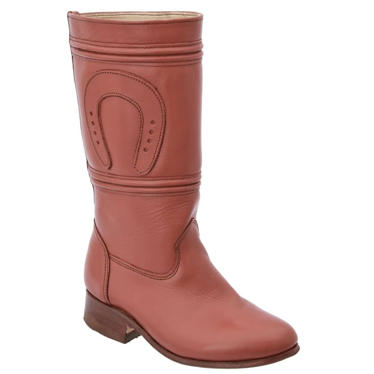 Botas de Escaramuza para Nia Cuero Napa Original Color Shedron WD-358