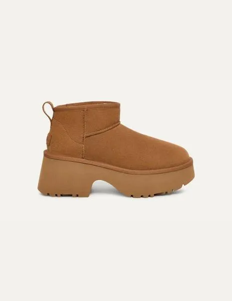 Botas de mujer Ultra Mini New Heights color chestnut