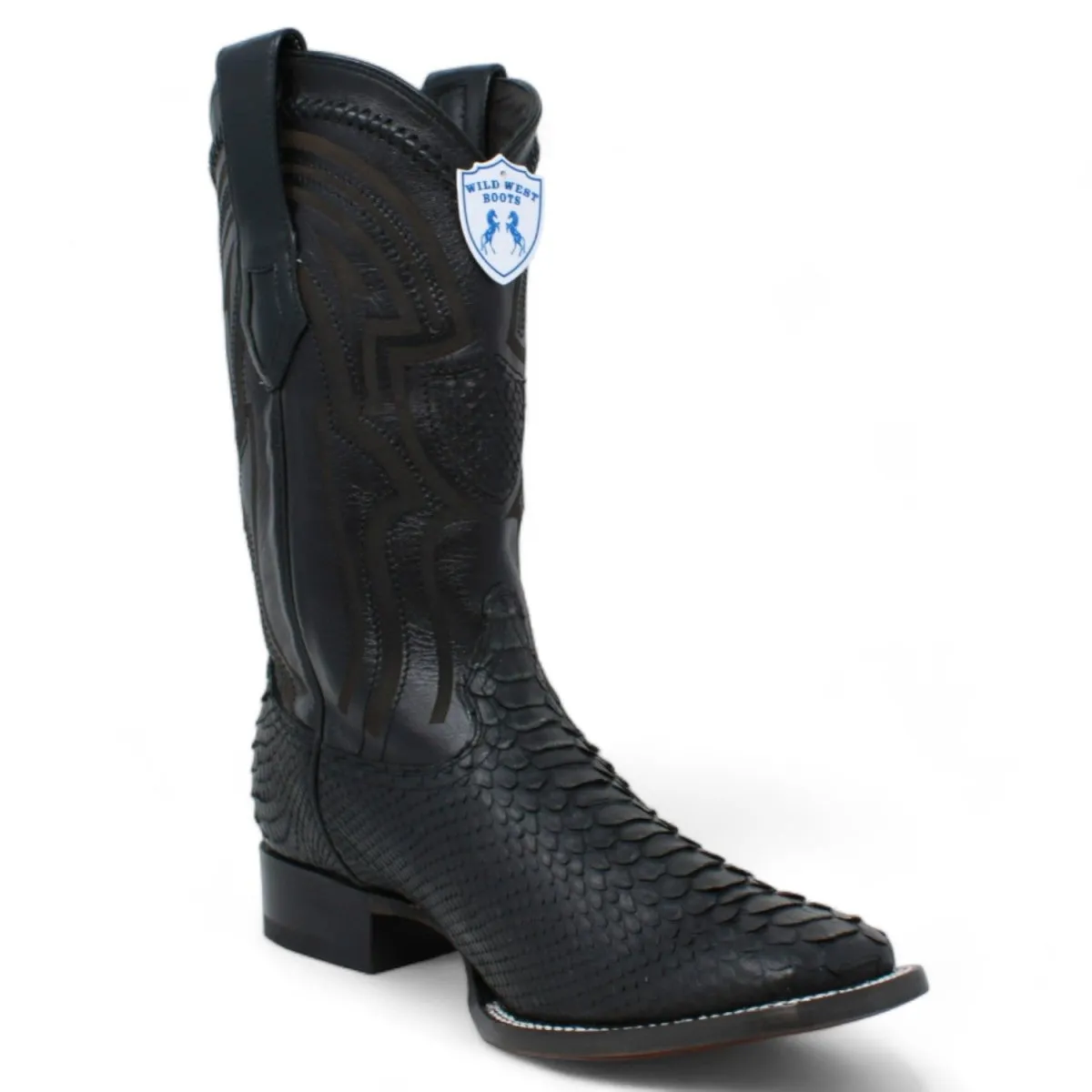 Botas de Piton Original Horma Ranchera Cuadrada Ancha WW-2824LG5705