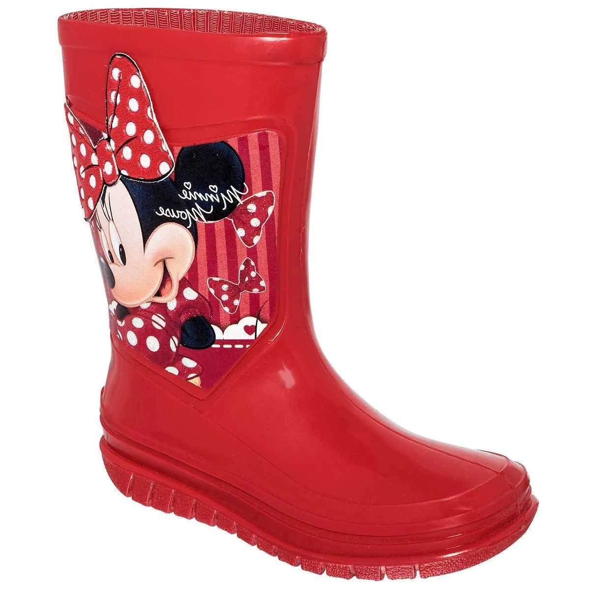 Botas Para Niñas Color Rojo de Minnie