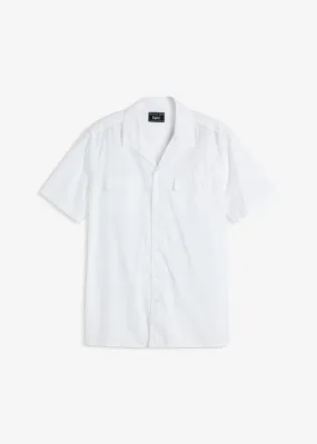 Camisa de manga corta Blanco