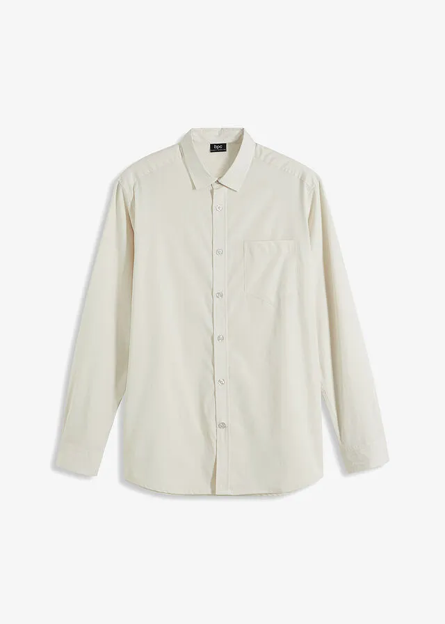 Camisa de manga larga Beige