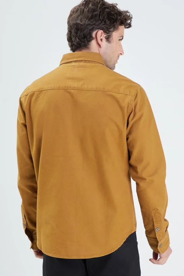 Camisa Hombre Daytona Firestone Canvas -Cotton Camel