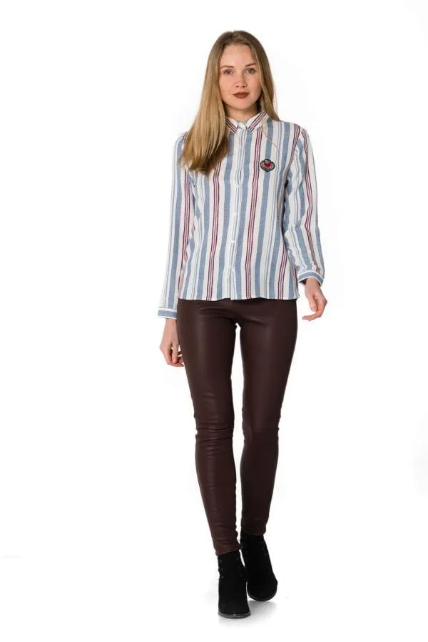 Camisa Mujeres Kaporal Brune Off White