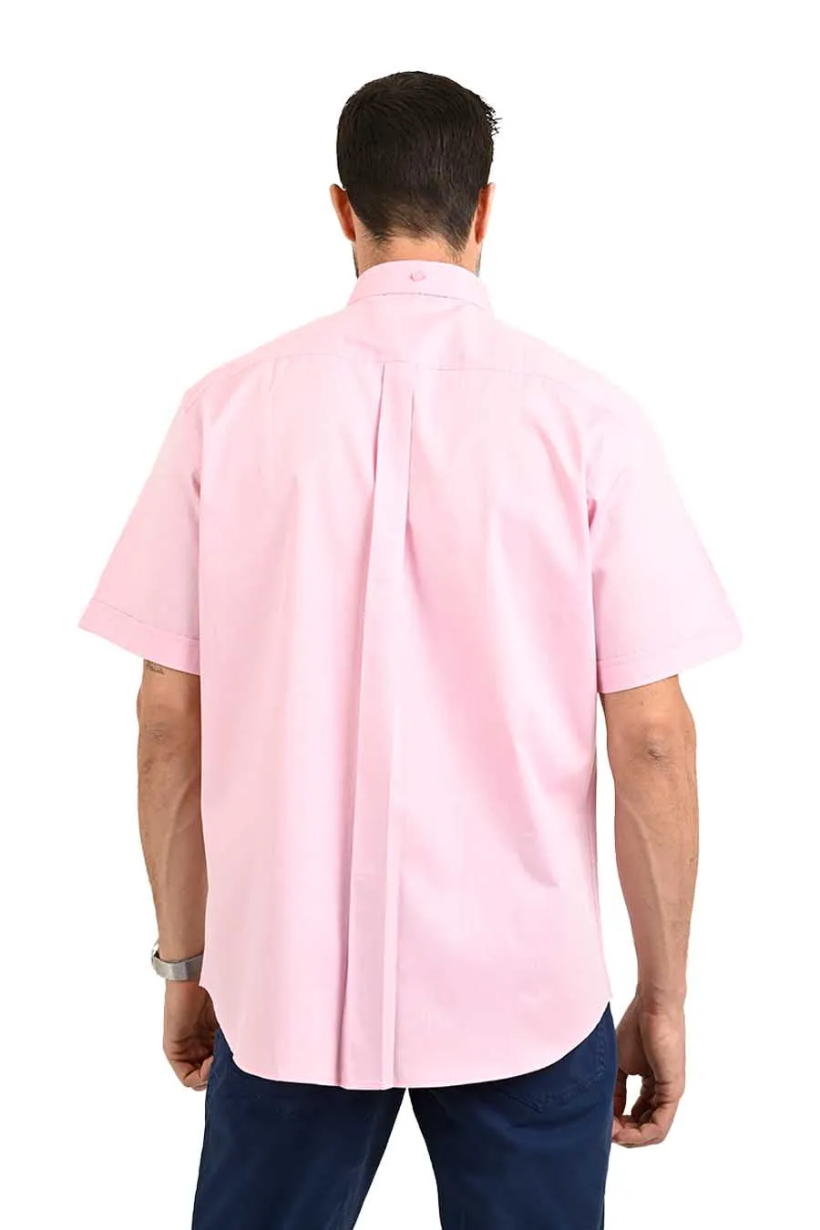 Camisa Oxford manga corta