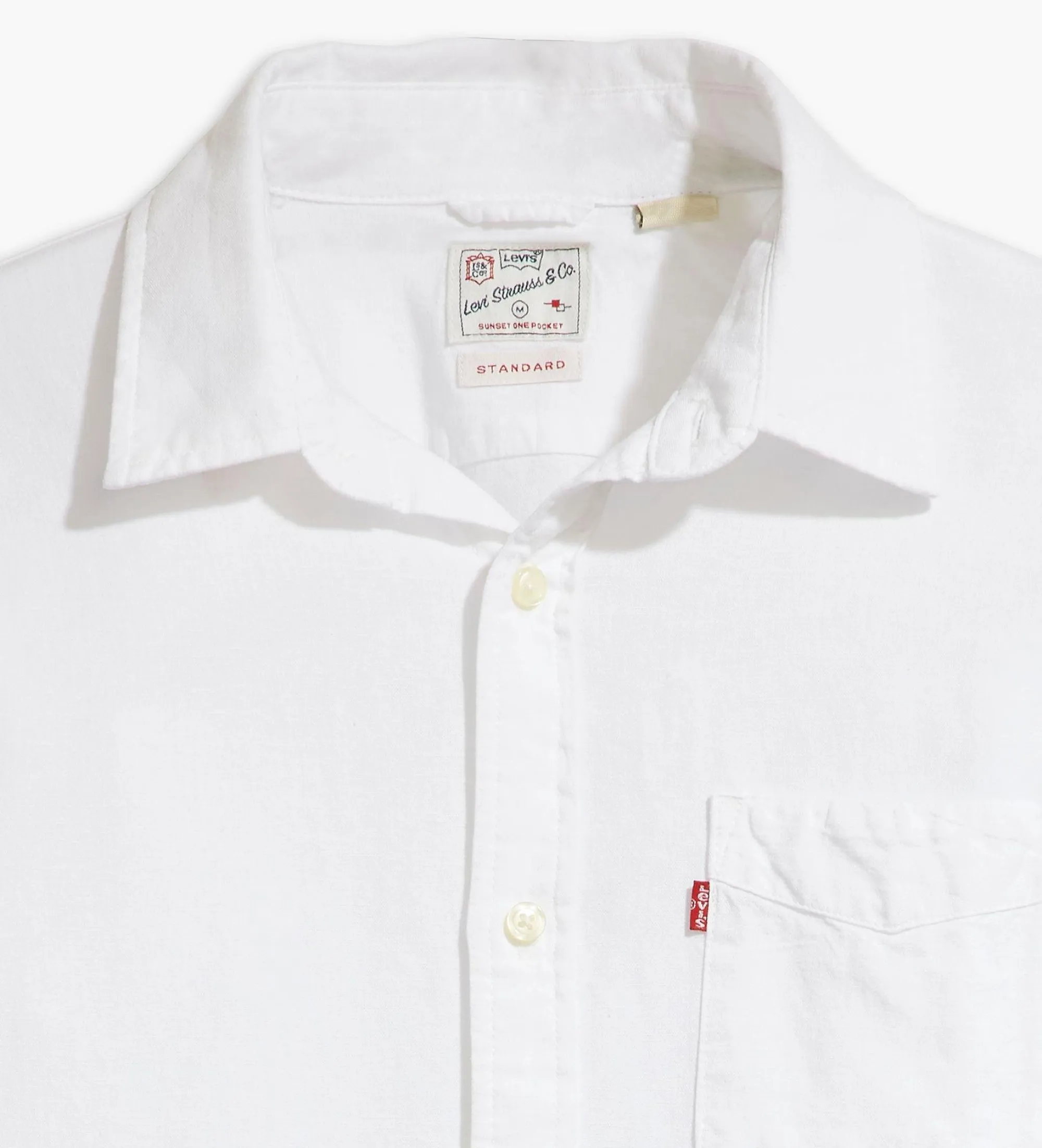 Camisa Sunset 1 Pocket Standard blanco