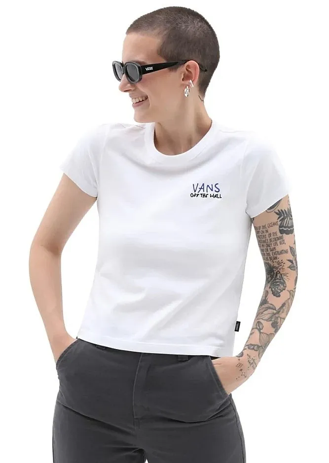 camisa Vans Breana Skate Mini - Breana Geering White - women´s