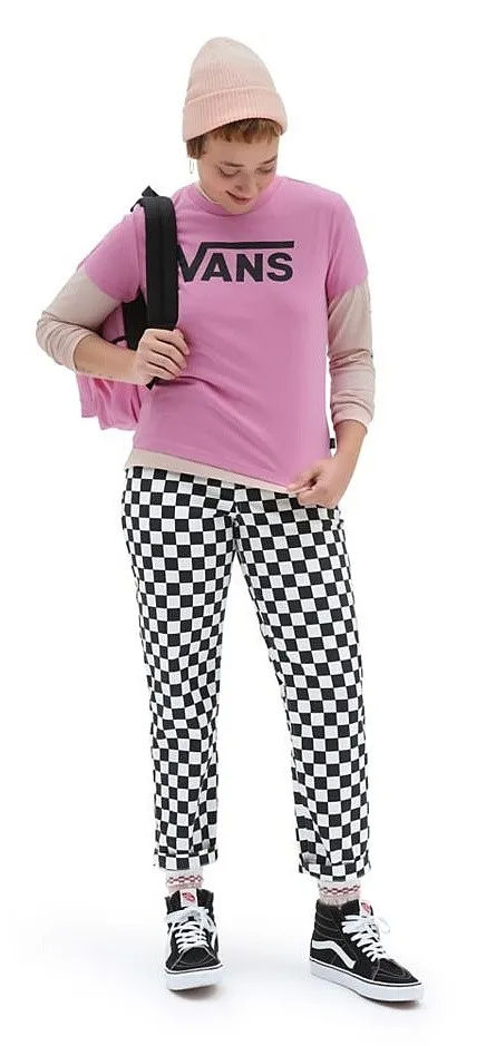 camisa Vans Flying V Crew - Flying V Cyclamen - women´s