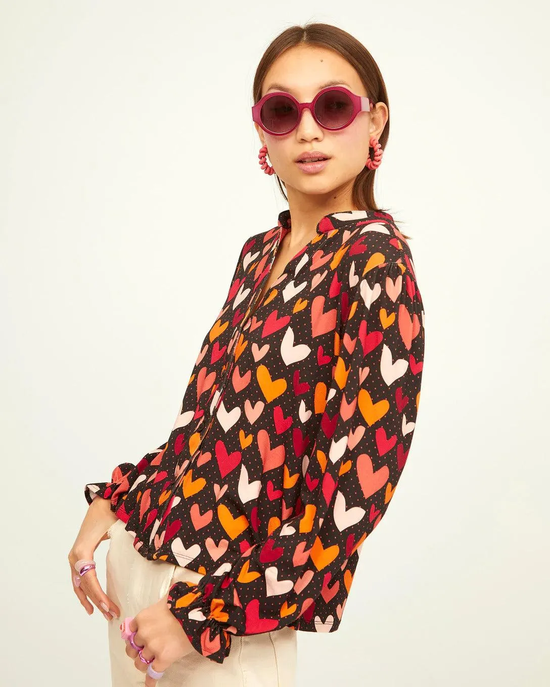 Camisa Volante Muñeca Love