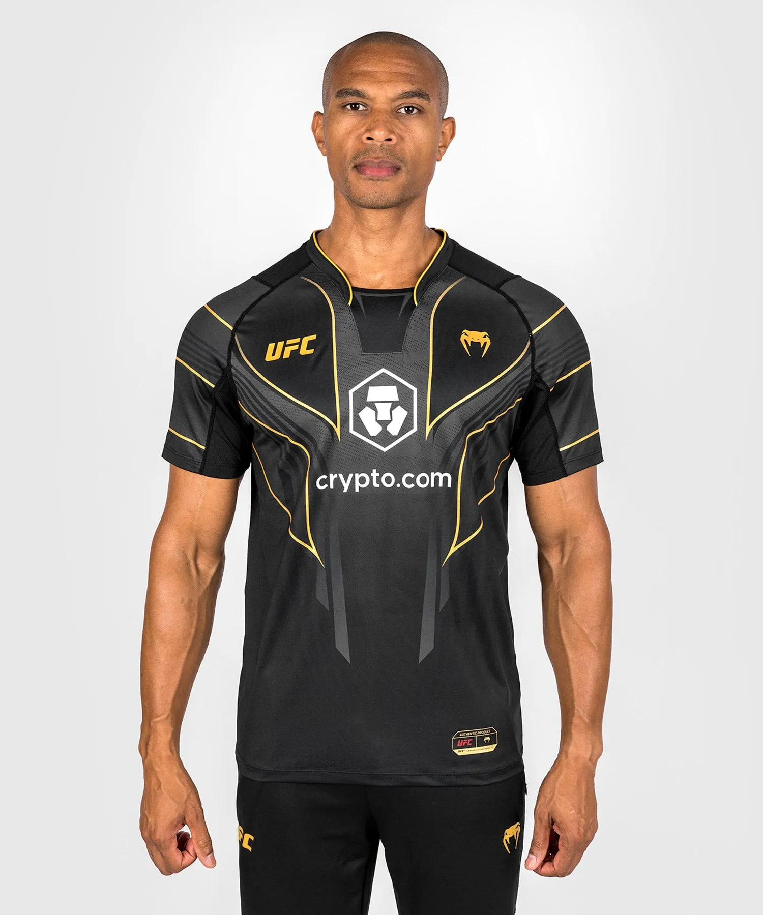 Camiseta auténtica personalizada UFC Venum Fight Night 2.0 para hombre - Campeón