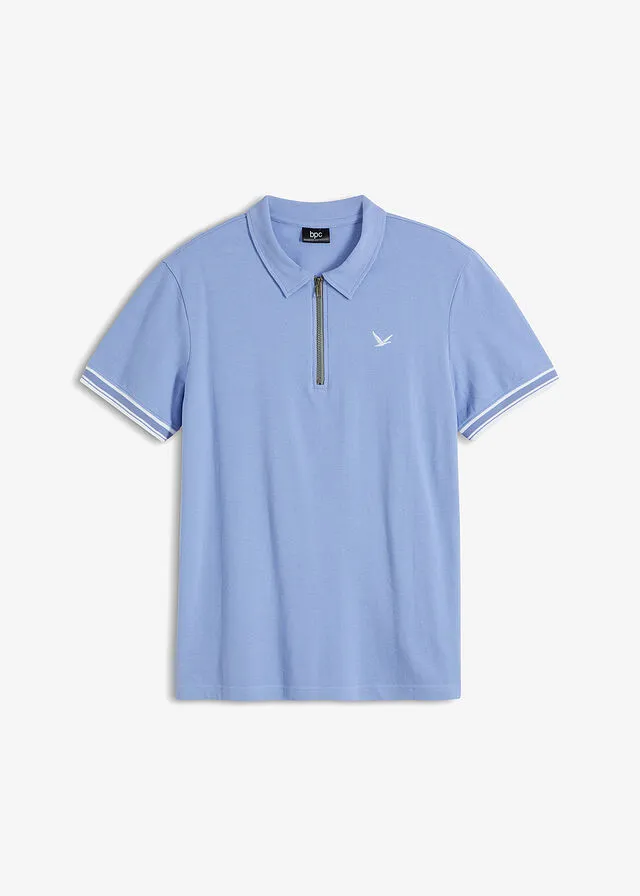 Camiseta de tipo polo azul pálido