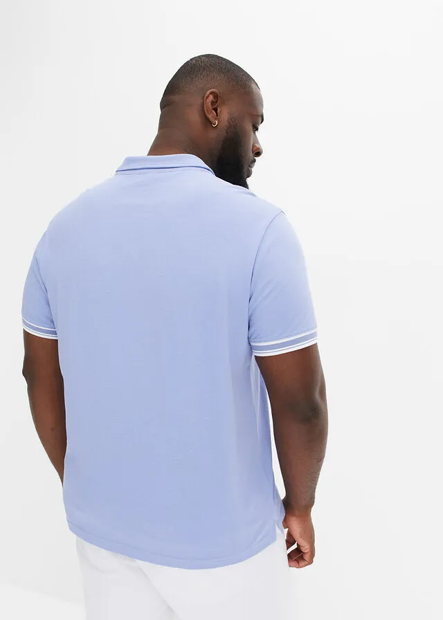 Camiseta de tipo polo azul pálido