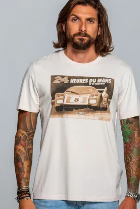 Camiseta Hombre 24H Le Mans Sepia 1981 Ecru