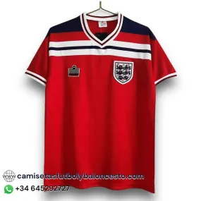 Camiseta Inglaterra 1980 Visitante