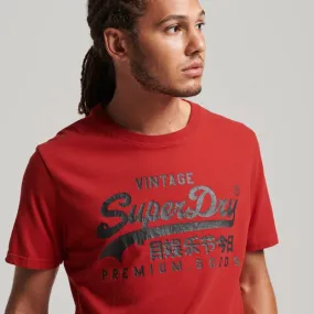 Camiseta Manga Corta Para Hombre Vintage Logo Heritage Superdry 52245