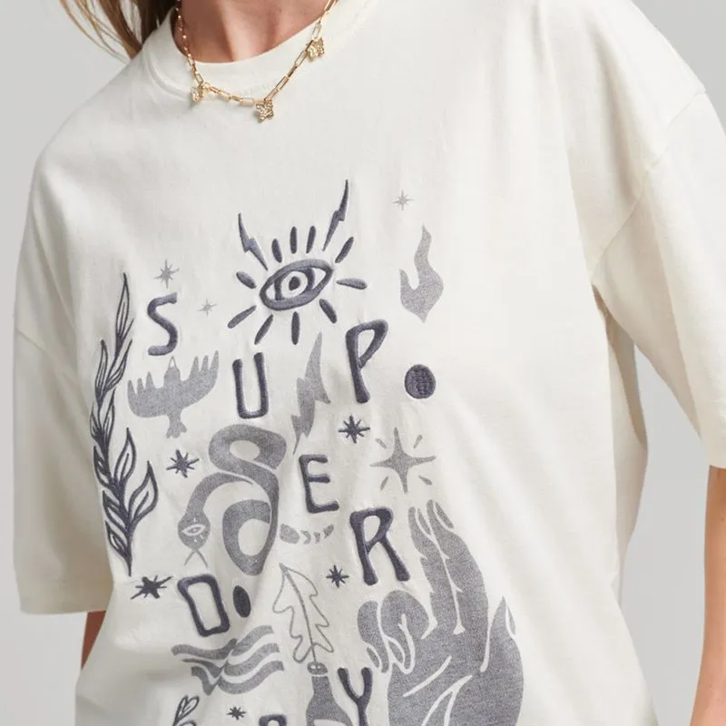 Camiseta Para Mujer Vintage Nomadic Folk Tee Superdry 52368