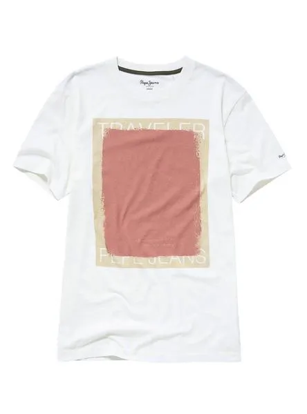 camiseta pepe jeans philipe blanco para hombre