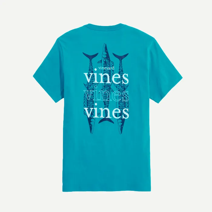 Camiseta Twahoo vines SHORT-SLEEVE TEE Turquesa