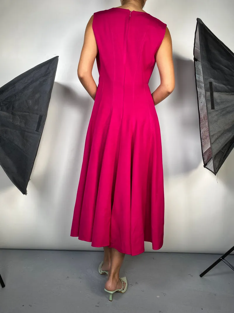 CAROLINA HERRERA Vestido Fucsia