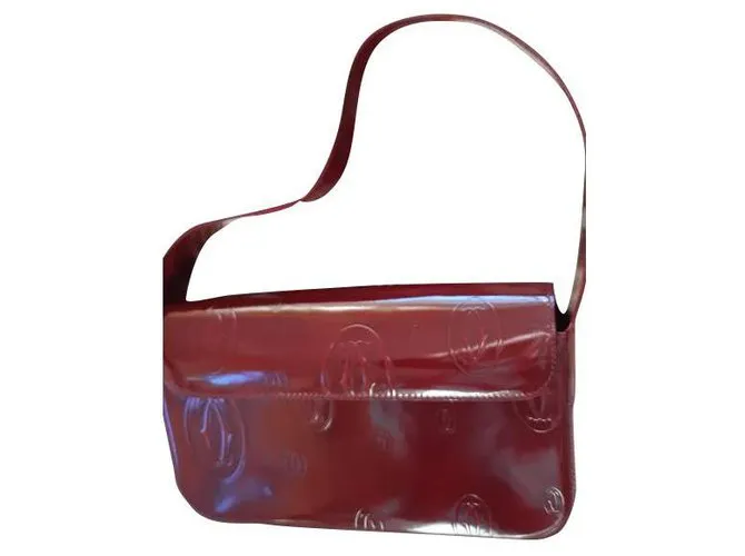 Cartier Bolsos de mano Burdeos 