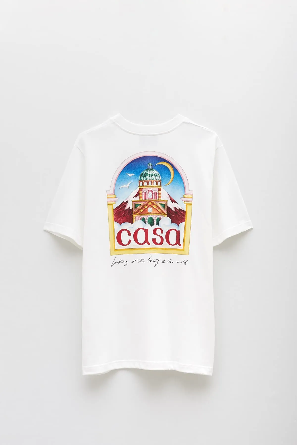 CASABLANCA WHITE VUE DE L'ARCHE T-SHIRT