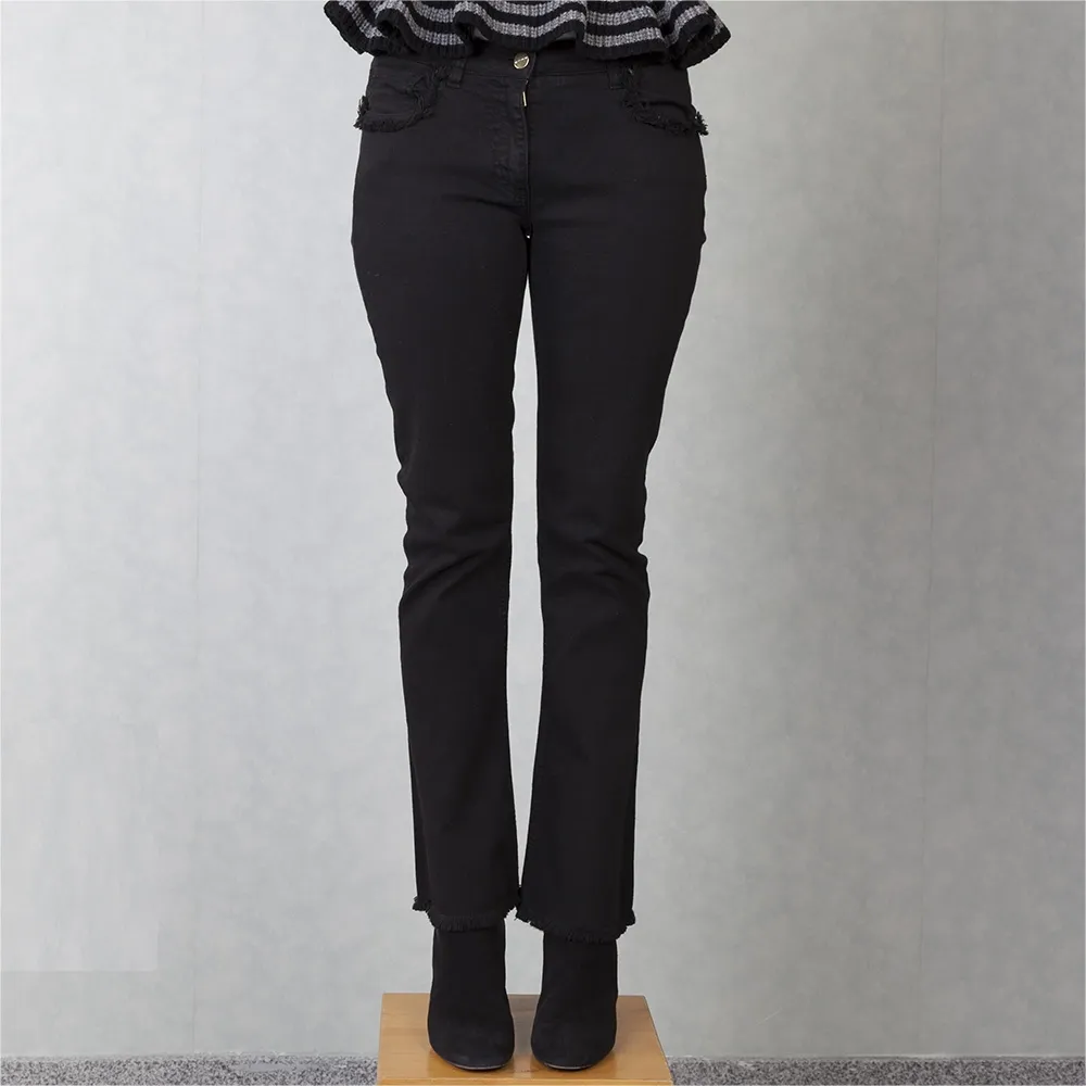 Celine Jeans Denim Negros Skinny T 27