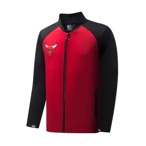 Chaqueta Básquetbol Hombre NBA Chicago Bulls Roja/Negra